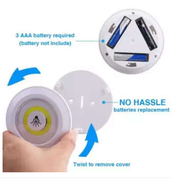 LED Lighting SET OF 3 REMOTE CONTROLED  - 3XAAA BATTERIES INCL - BARGAIN BUY !!