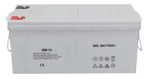 200AH 12V - DEEP CYCLE ULT GEL VALVE REGULATED SEALED BATTERY - REAL QUALITY - IDEAL FOR SOLAR USE !