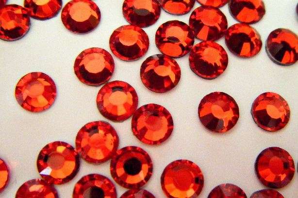LIGHT SIAM Iron On crystals by Glitz Extreme