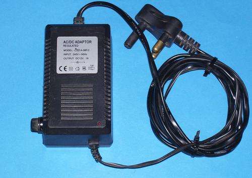 AC to DC Adapter - 12 volt Regulated, 1 amp