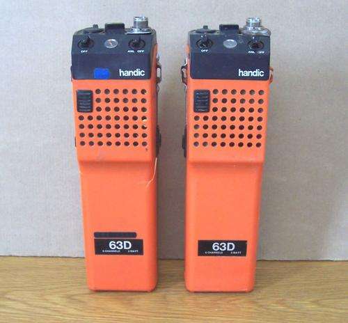 Pair of 29Mhz Handic Walkie Talkies - NOT WORKING