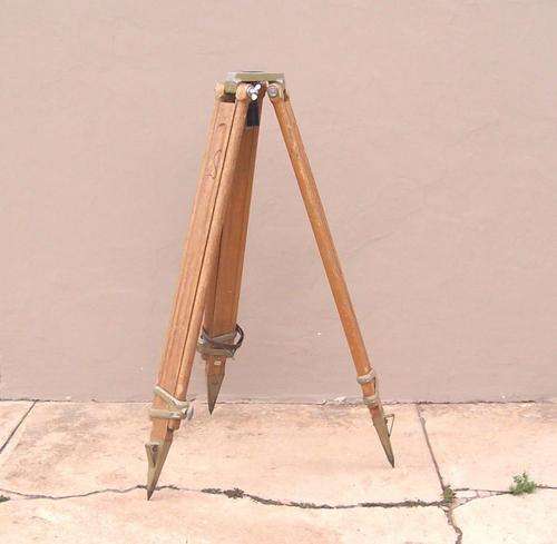 Heavy-Duty Tripod for Surveyor's Instruments