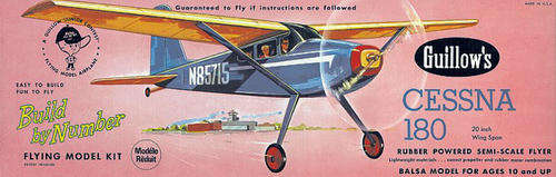 Guillow's - Cessna 180 - Balsa Model Flyer