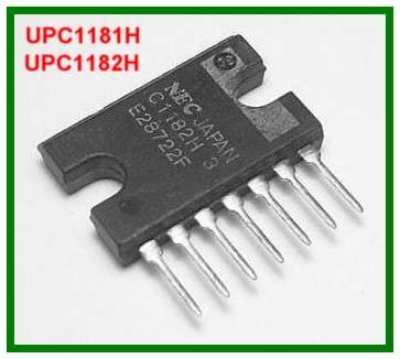 uPC1181H + uPC1182H (1 Pair) - Audio Power Amplifier IC's