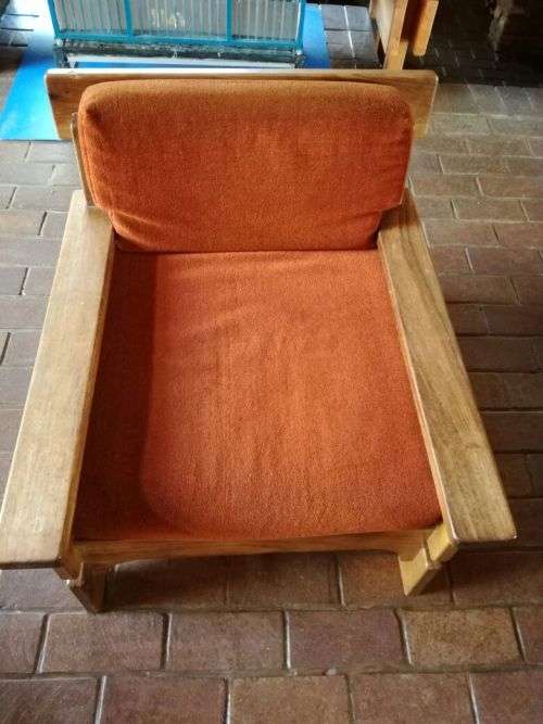 4 Kiaat chairs - hand made by owner (set of 4)