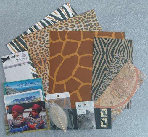 ** STUNNING ** African Theme Scrapbook Add-on Kit