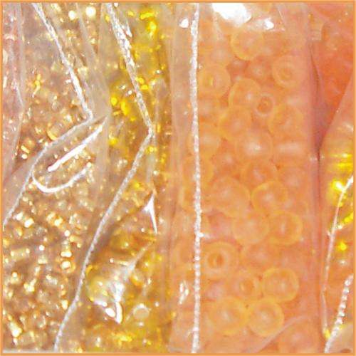 STUNNING SHADES of GOLD - +/- 1800 pc Bead Kit