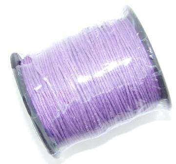 3m x Purple Waxed Beading cord