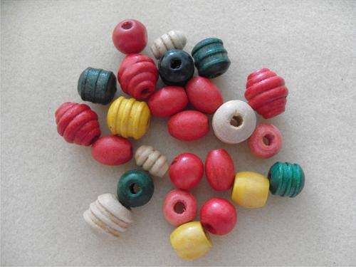 Wooden Bead Mix  x 25's