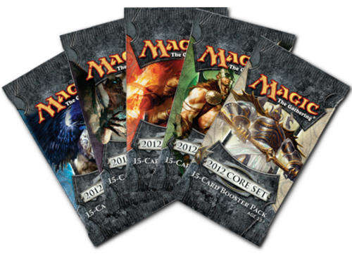 18 Sealed Magic the Gathering M2012 Booster Packs