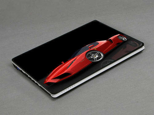 Red Ferrari Laptop Skin