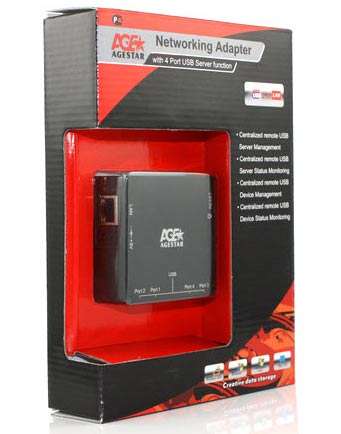 4 Port USB Network Server NAS