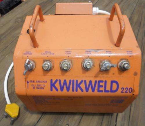 Arc Welder, Kwikweld 220 Oil-cooled, with Selectable Current Range