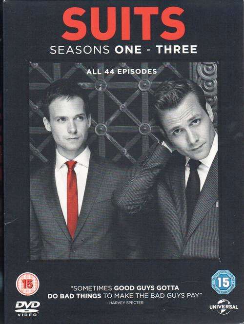 Suits (Seasons 1, 2 and 3) DVD Boxed Set