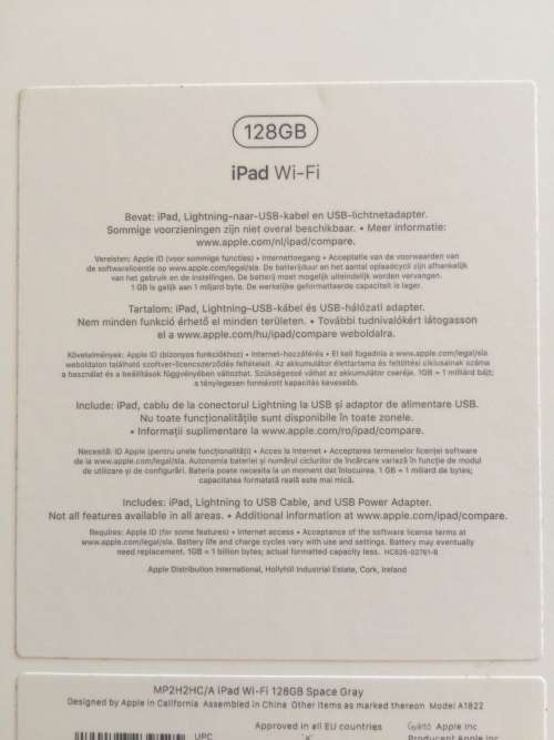 iPad (5th Generation) 128GB WI-FI