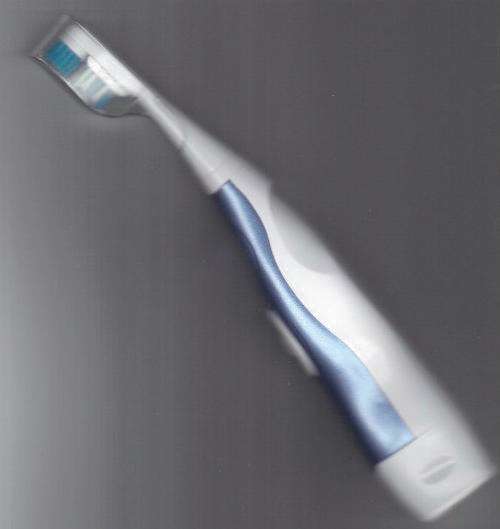 *SALE* - Battery operated pro whitening toothbrush (blue)