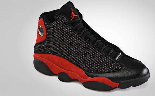 Jordan 13 Retro black/red UK7 *free shipping*