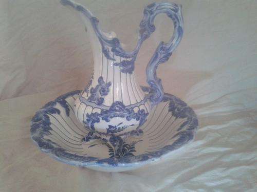 Delft Jug and Bowl