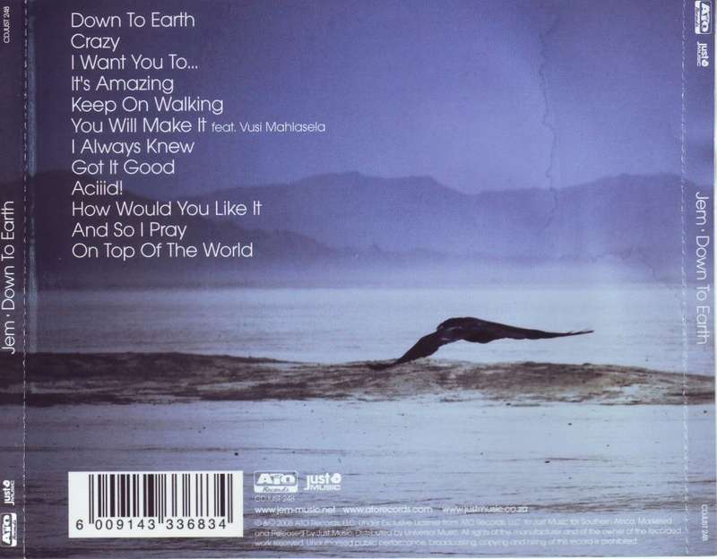 JEM - Down to earth (CD) CDJUST 248 NM