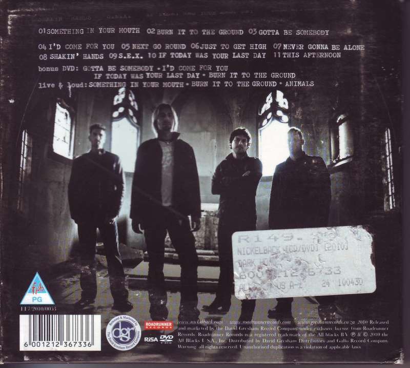 NICKELBACK - Dark horse (CD & DVD special edition, digipak) (FREE BULK SHIPPING)