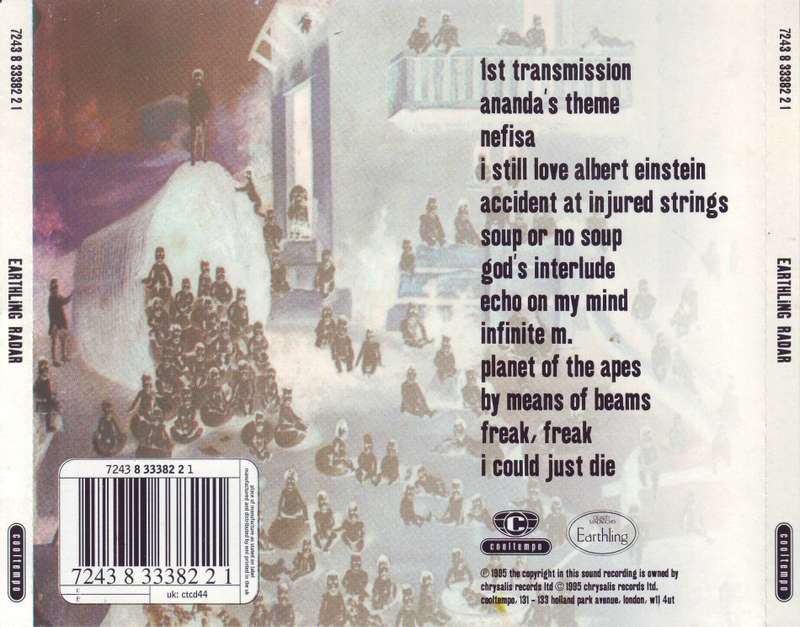 EARTHLING - Radar (CD) 7243 8 33382 2 1 NM