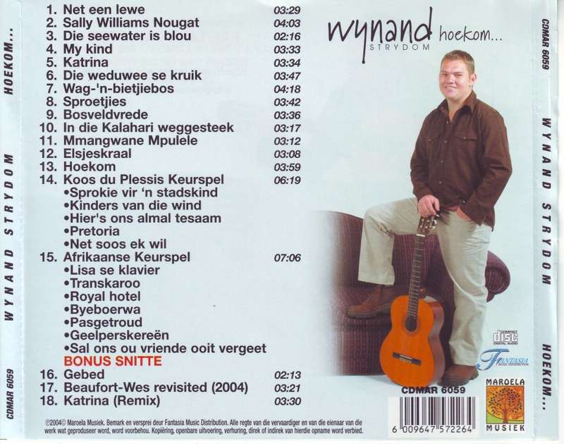 WYNAND STRYDOM - Hoekom  (CD) CDMAR 6059 NM *R25 SALE*