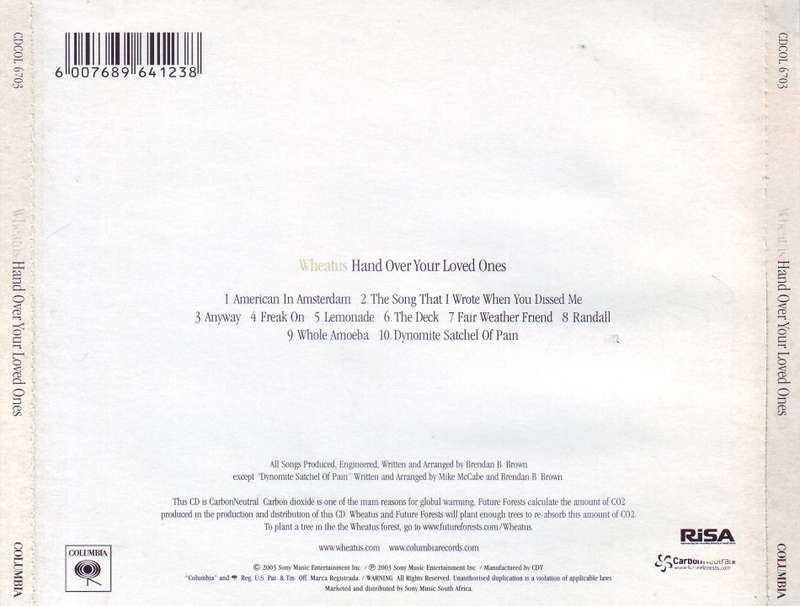 WHEATUS - Hand over your loved ones (CD) CDCOL 6703 NM-