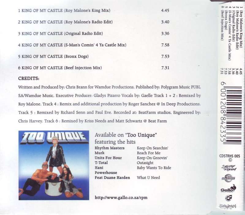 WAMDUE PROJECT - King of my castle (CD single) CDSTRHS 005 C EX
