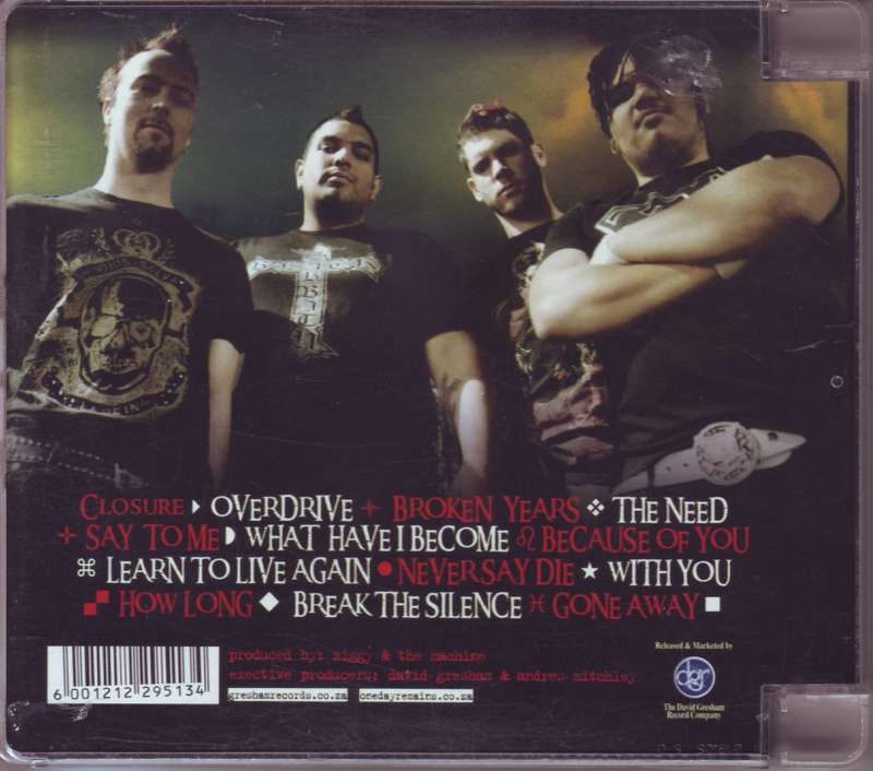 ONE DAY REMAINS - Sins, convictions and confessions (casing a bit worn)  NM (R25 SALE)