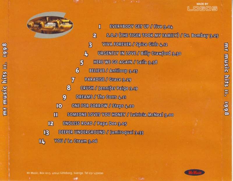 MR . MUSIC HITS - Vol.11 (1998) (CD) MMCD 1194 NM- (R25 SALE)