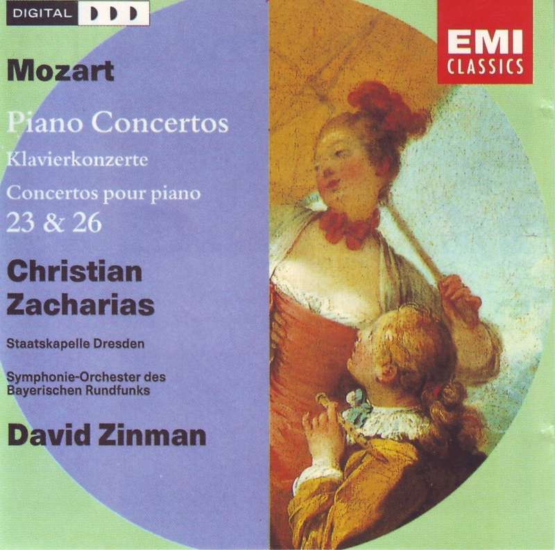 MOZART - Piano concertos nos. 23 and 26 (CD) 7243 4 83323 2 5 (R25 SALE)