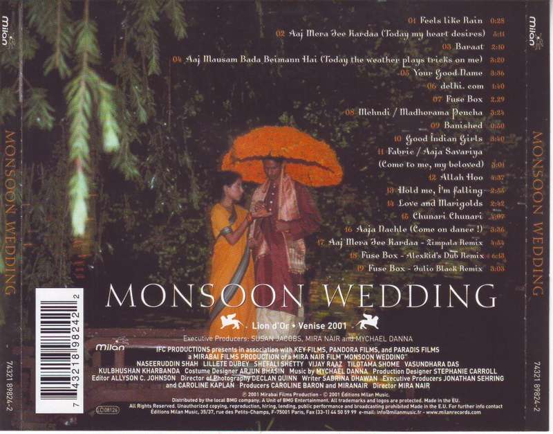 MONSOON WEDDING - Soundtrack (CD) 74321 89824-2 NM (R25 SALE)