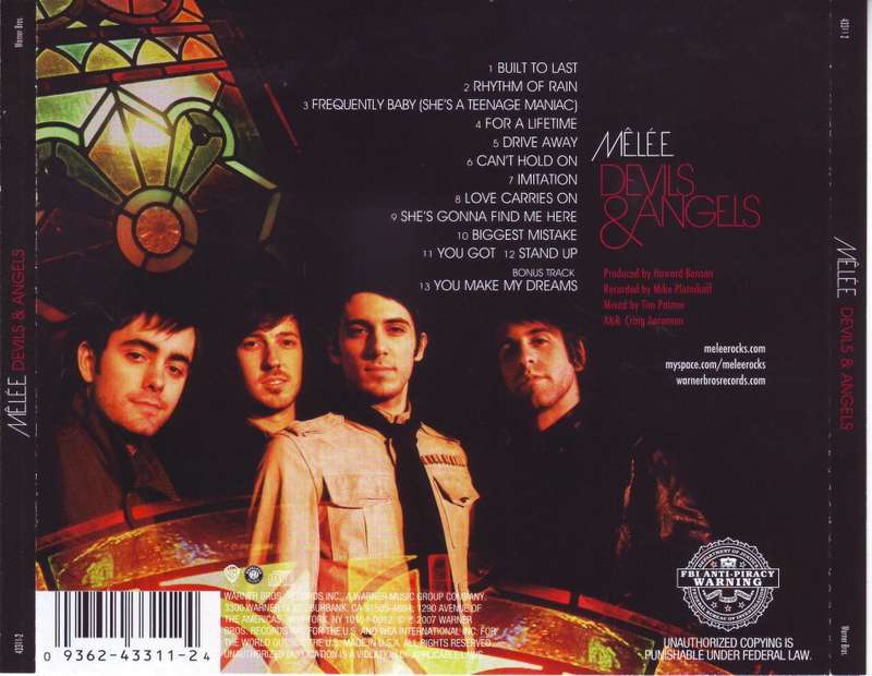 MELEE - Devils and angels (CD) 43311-2 NM (R25 SALE)