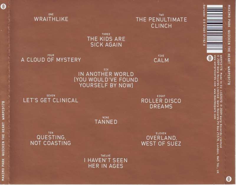MAXIMO PARK - Quicken the heart (CD) WARPCD 178  NM