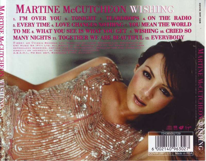 MARTINE MCCUTCHEON - Wishing (CD) CDVIR (WF) 525 EX (R25 SALE)