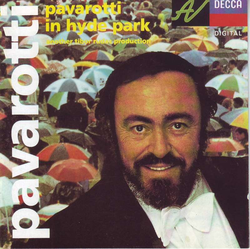 LUCIANO PAVAROTTI - Pavarotti in Hyde Park (CD) STARCD 5916 EX