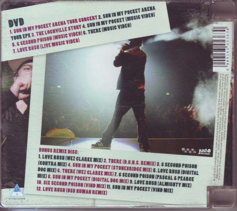 LOCNVILLE - Sun in my pocket: Arena tour live DVD (CD and DVD combo) NM- (R25 SALE)