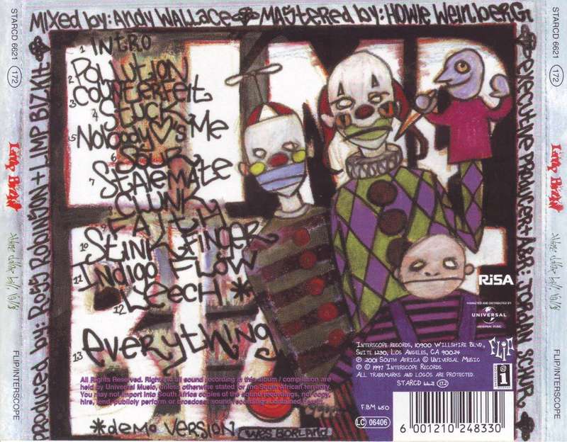 LIMP BIZKIT -  Three dollar bill y`all  (CD) STARCD 6621 NM- (FREE BULK SHIPPING)