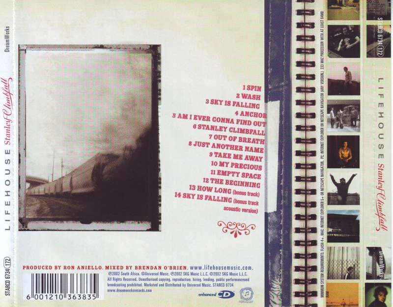 LIFEHOUSE -  Stanley Climbfall (CD, small sticker on label) STARCD 6734 NM-