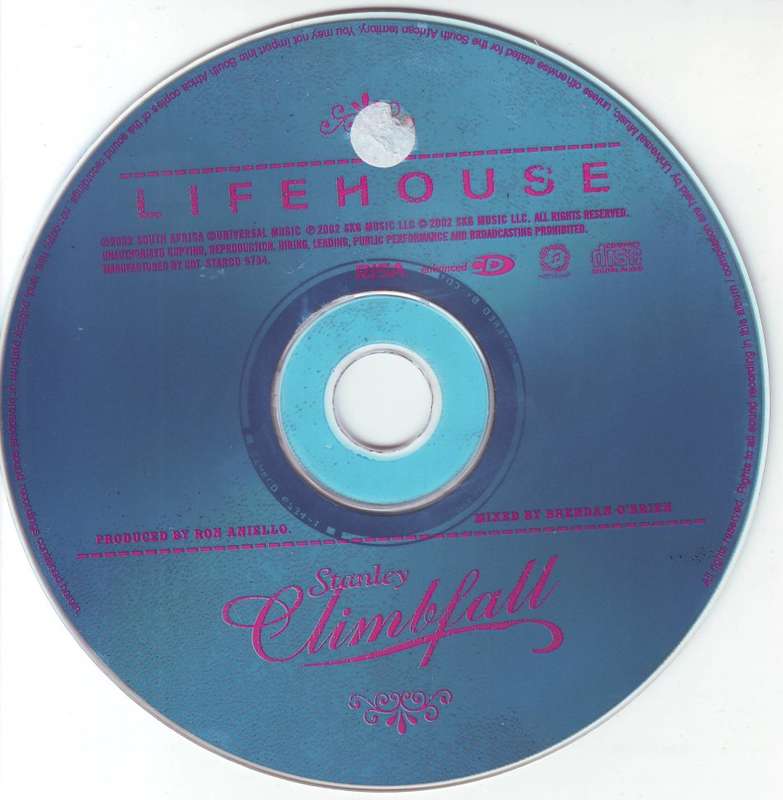 LIFEHOUSE -  Stanley Climbfall (CD, small sticker on label) STARCD 6734 NM-