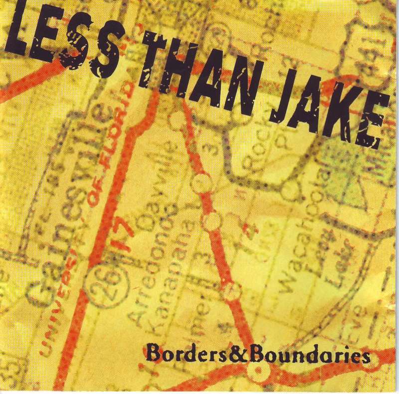 LESS THAN JAKE - Borders and boundaries (CD, limited edition) CDHOLE036 EX
