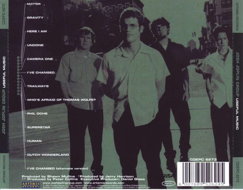 JOSH JOPLIN GROUP - Useful music (CD)  CDEPC 6273 NM  (R25 SALE)