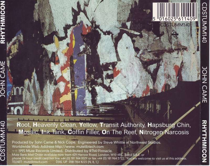 JOHN CAME - Rhythmicon (CD) CDSTUMM 140 NM (R25 SALE)