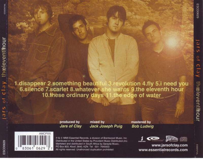 JARS OF CLAY - The eleventh hour (CD) ESCD0629W NM