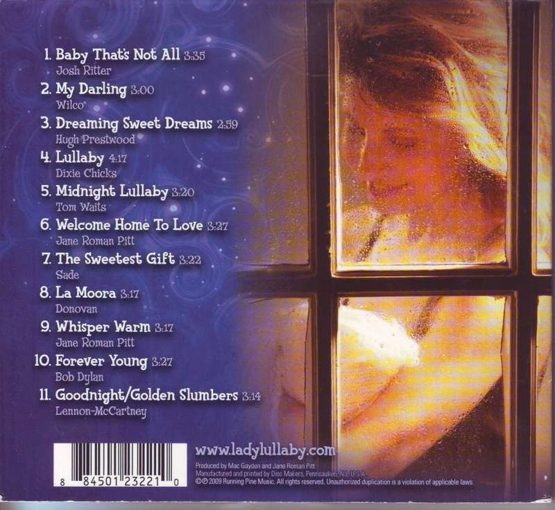 JANE ROMAN PITT - Midnight lullaby 8 84501 23221 0 (cracks in digipak tray) (R25 SALE)