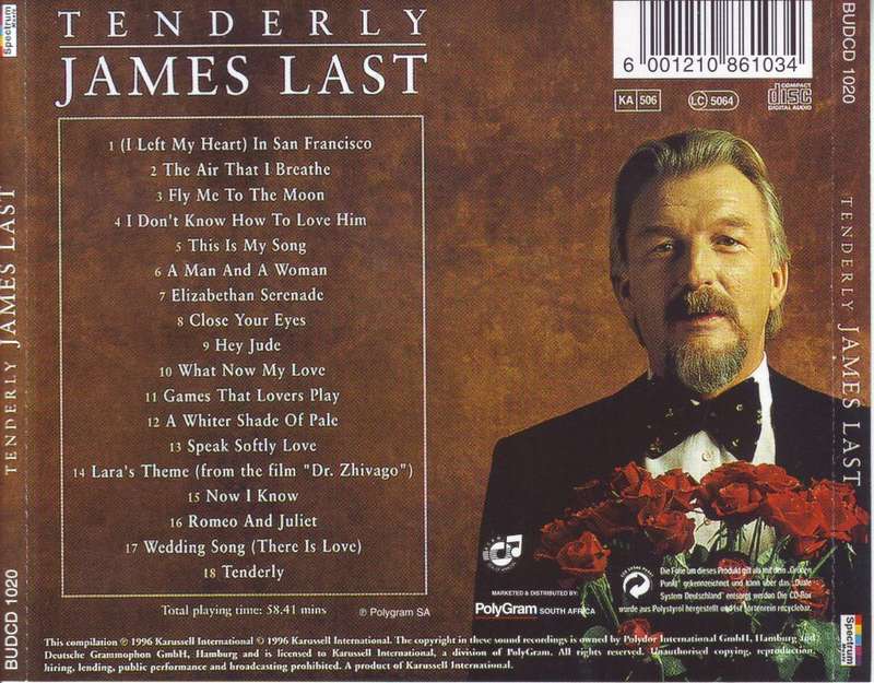 JAMES LAST - Tenderly (CD) BUDCD 1020 EX