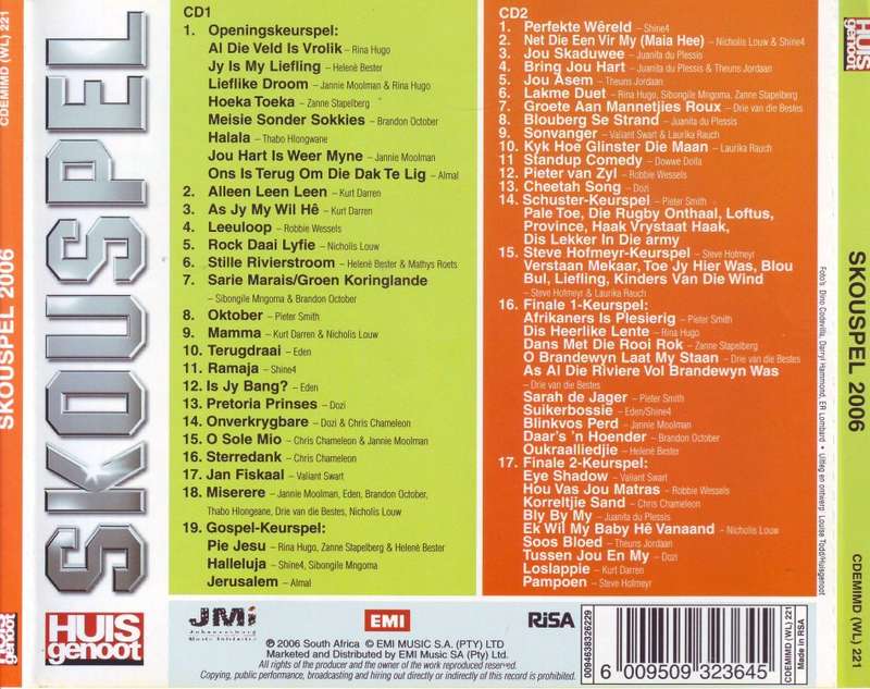 HUISGENOOT SKOUSPEL - 2006 (double CD) CDEMIMD (WL) 221 NM    (FREE BULK SHIPPING)
