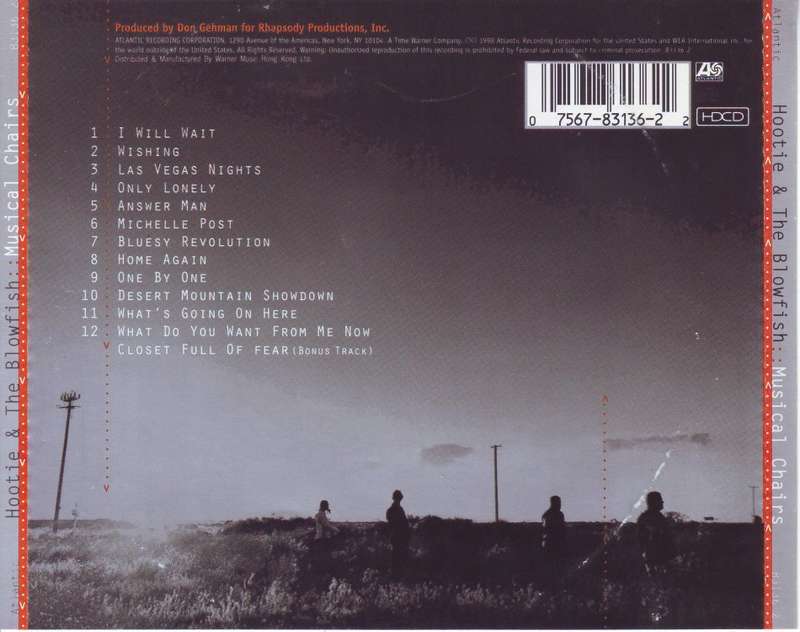 HOOTIE & THE BLOWFISH - Musical chairs (CD, HDCD) 83136-2 NM