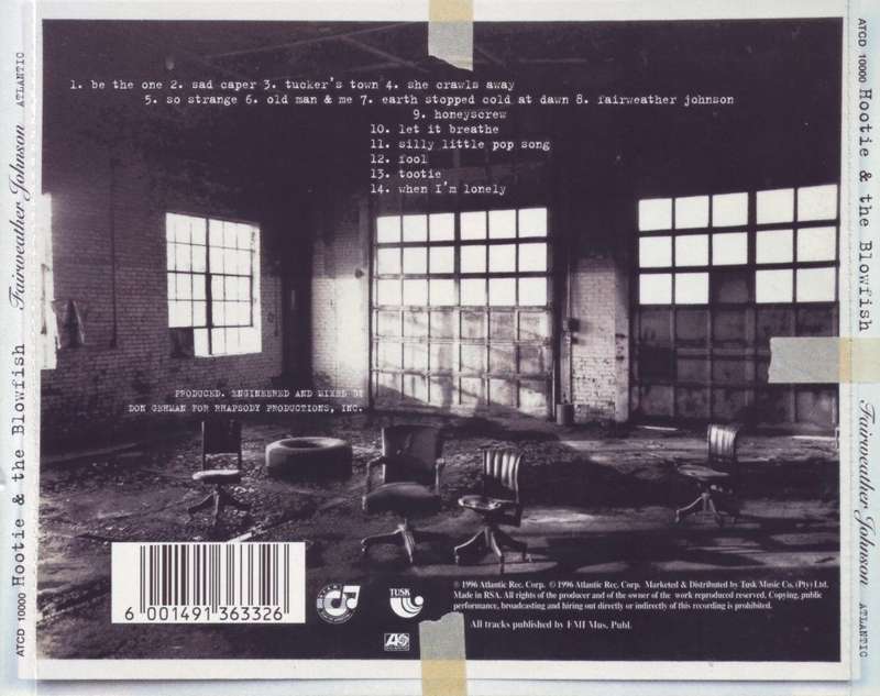 HOOTIE & THE BLOWFISH - Fairweather Johnson (CD) ATCD 10000 NM