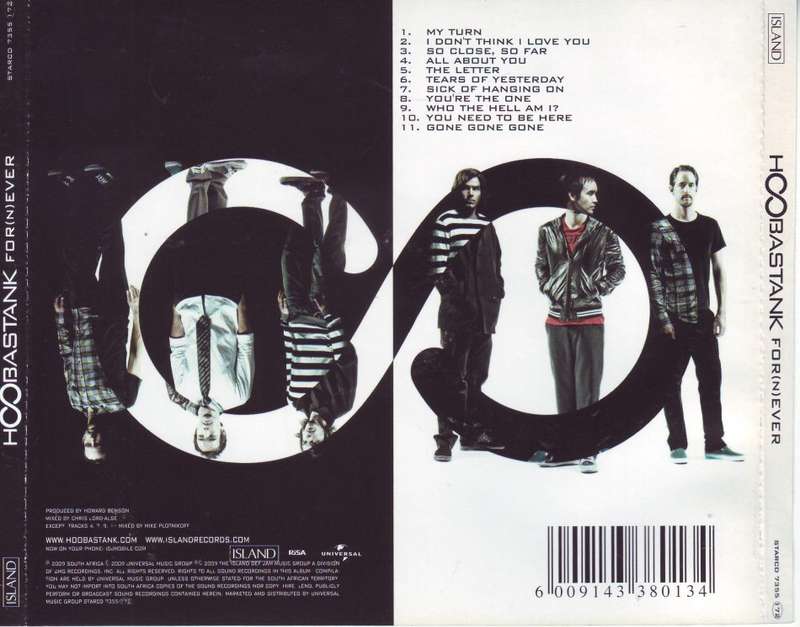 HOOBASTANK - For(n)ever (CD) STARCD 7355 NM